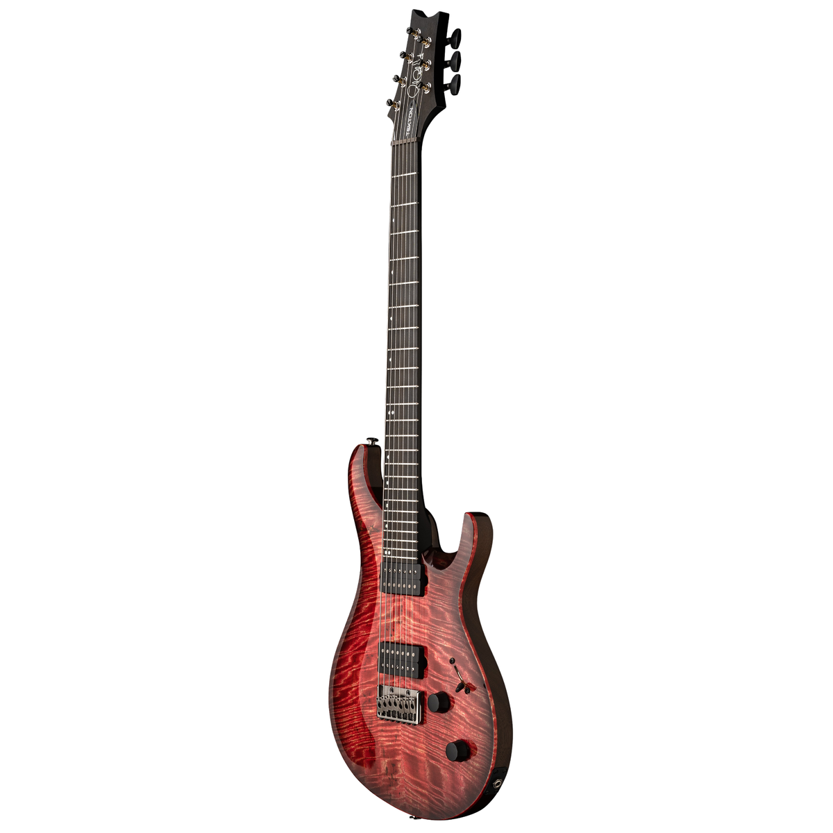 PRS Tekton SVN 7-String Electric Guitar, Ebony Fingerboard, Fuchsia Aura