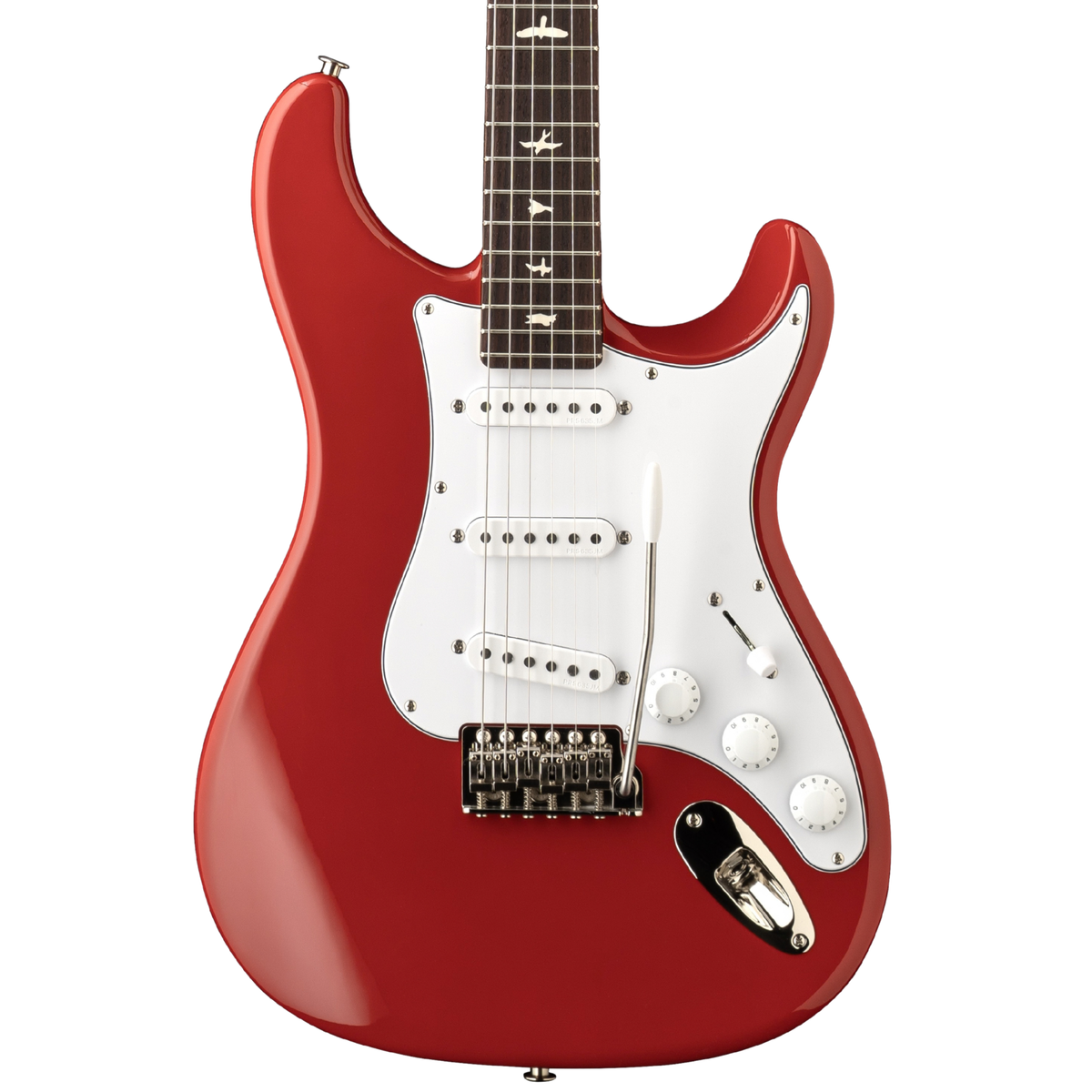 PRS Limited Edition Silver Sky Defender Electric Guitar, Rosewood Fingerboard, Portofino Red