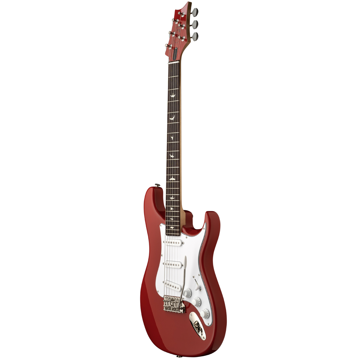 PRS Limited Edition Silver Sky Defender Electric Guitar, Rosewood Fingerboard, Portofino Red