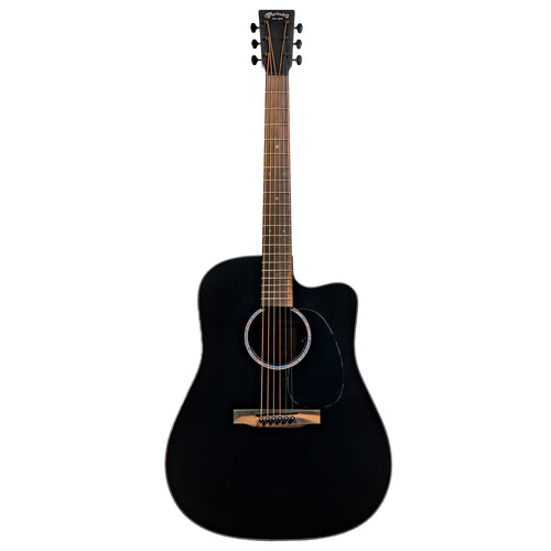 Martin Road Series DC-10E Modern Acoustic-Electric Guitar, Spruce/Sapele, Black
