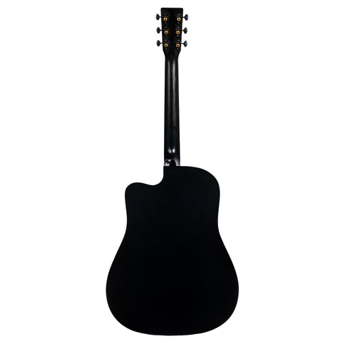 Martin Road Series DC-10E Modern Acoustic-Electric Guitar, Spruce/Sapele, Black