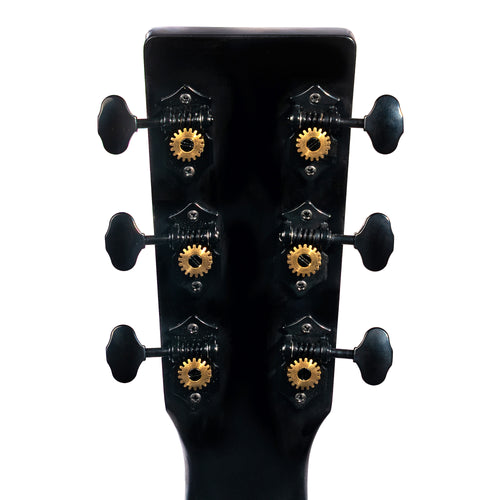 Martin Road Series DC-10E Modern Acoustic-Electric Guitar, Spruce/Sapele, Black