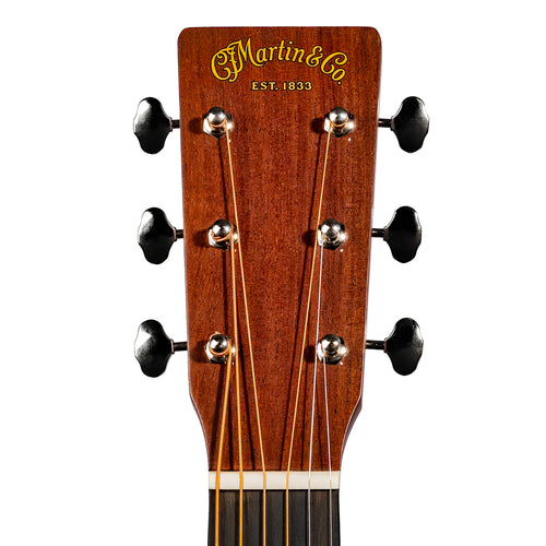 Martin DE Retro Plus Mahogany Acoustic-Electric Guitar, Torrefied Spruce Top, Natural w/Soft Case