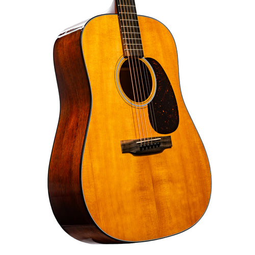 Martin DE Retro Plus Mahogany Acoustic-Electric Guitar, Torrefied Spruce Top, Natural w/Soft Case