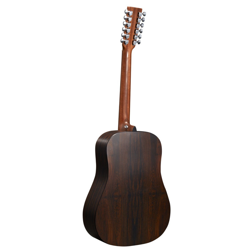 Martin D-X2E 12-String Acoustic-Electric Guitar, Brazilian w/Softshell Case