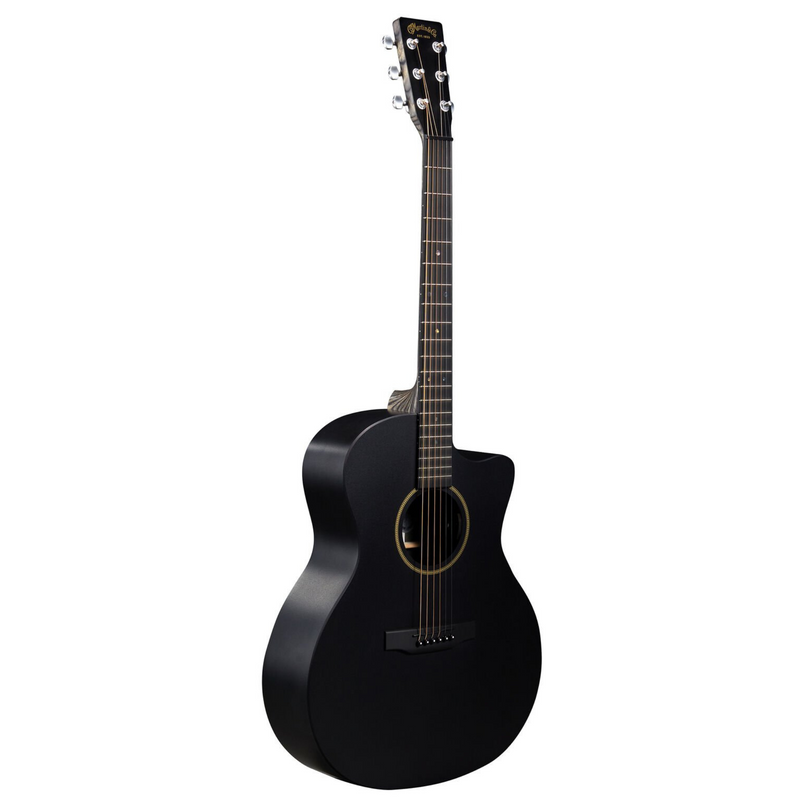 Martin GPC-X1E Acoustic-Electric Guitar, Black w/Softshell Case