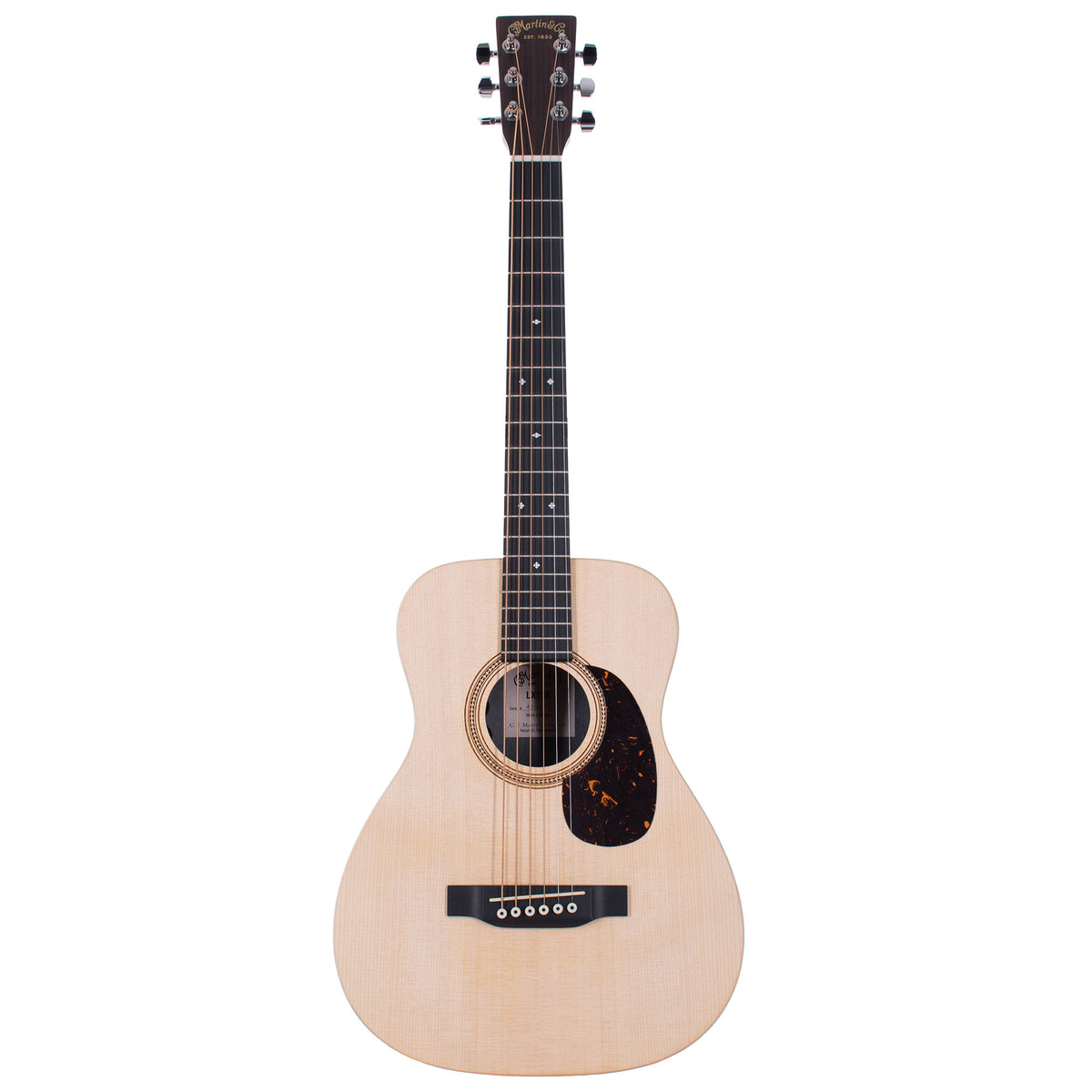 Martin LX1RE Little Martin, Natural w/ Fishman Sonitone & Gig Bag