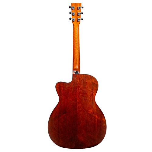 Martin Road Series OMC-10E Modern Acoustic-Electric Guitar, Spruce/Sapele, Sunburst