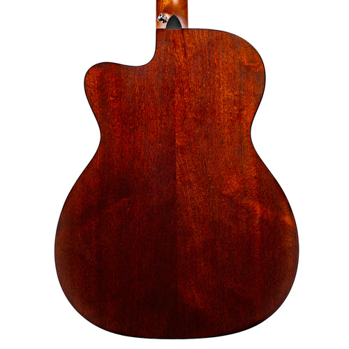 Martin Road Series OMC-10E Modern Acoustic-Electric Guitar, Spruce/Sapele, Sunburst