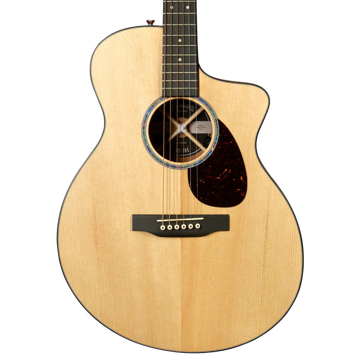 Martin Road Series SC-10E Spruce Acoustic-Electric Guitar, w/ Soft Case