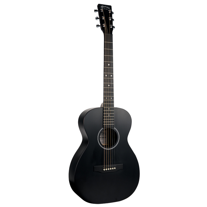 Martin 0-X1 Acoustic Guitar, Black w/Gig Bag
