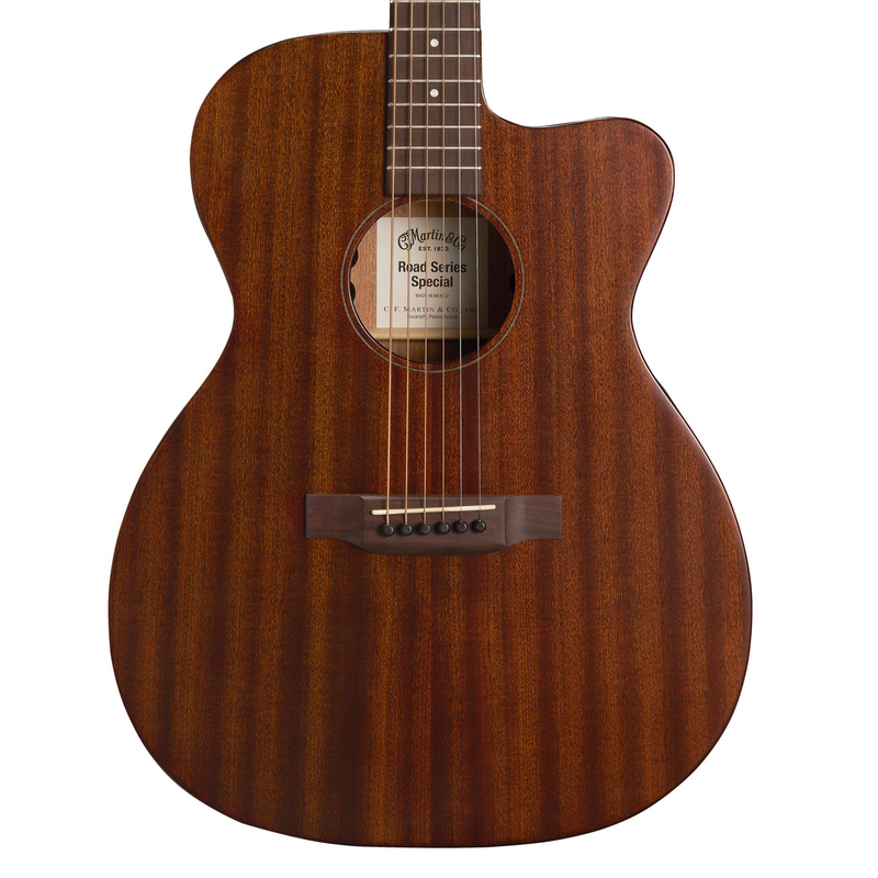 Martin Road Series Special 000C-10E Acoustic-Electric Guitar, Satin Sapele w/Gig Bag