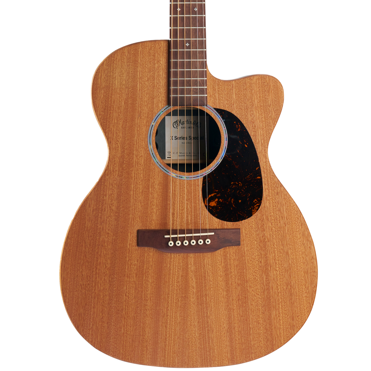 Martin OMC-X2E Ziricote Special Acoustic-Electric Guitar, w/ Soft Case