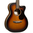 Martin 000C Junior E Walnut Acoustic-Electric Guitar, Satin Vintage Burst