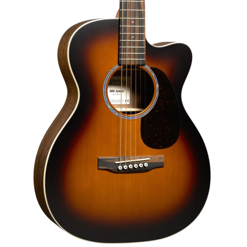 Martin 000C Junior E Walnut Acoustic-Electric Guitar, Satin Burst