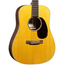 Martin D Junior E Walnut Acoustic-Electric Guitar, Satin Natural