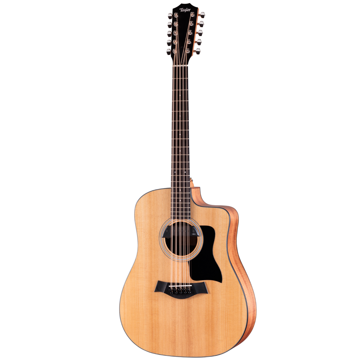 Taylor Somos 150ce Bajo Quinto Acoustic-Electric Guitar, Torrefied Spruce/Sapele