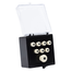 Martin Inlaid Bridge and Endpin Set, White/Black