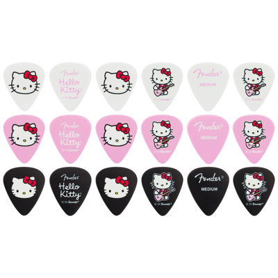 Fender x Hello Kitty Pick Tin, 18 Pack