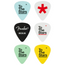 Fender Tom Delonge 351 Celluloid Picks, Pack of 6