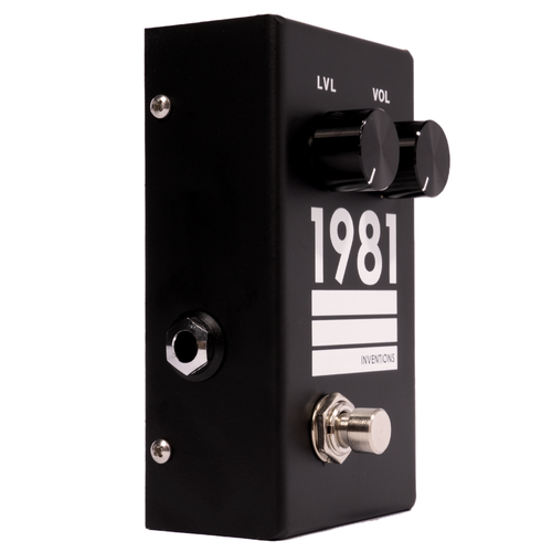1981 Inventions LVL Full-Range Overdrive Effect Pedal 1981 Inventions LVL Full-Range Overdrive Effect Pedal