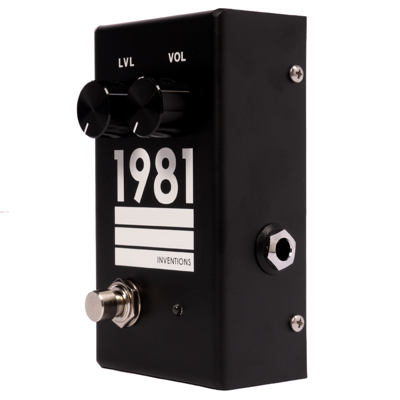 1981 Inventions LVL Full-Range Overdrive Effect Pedal
