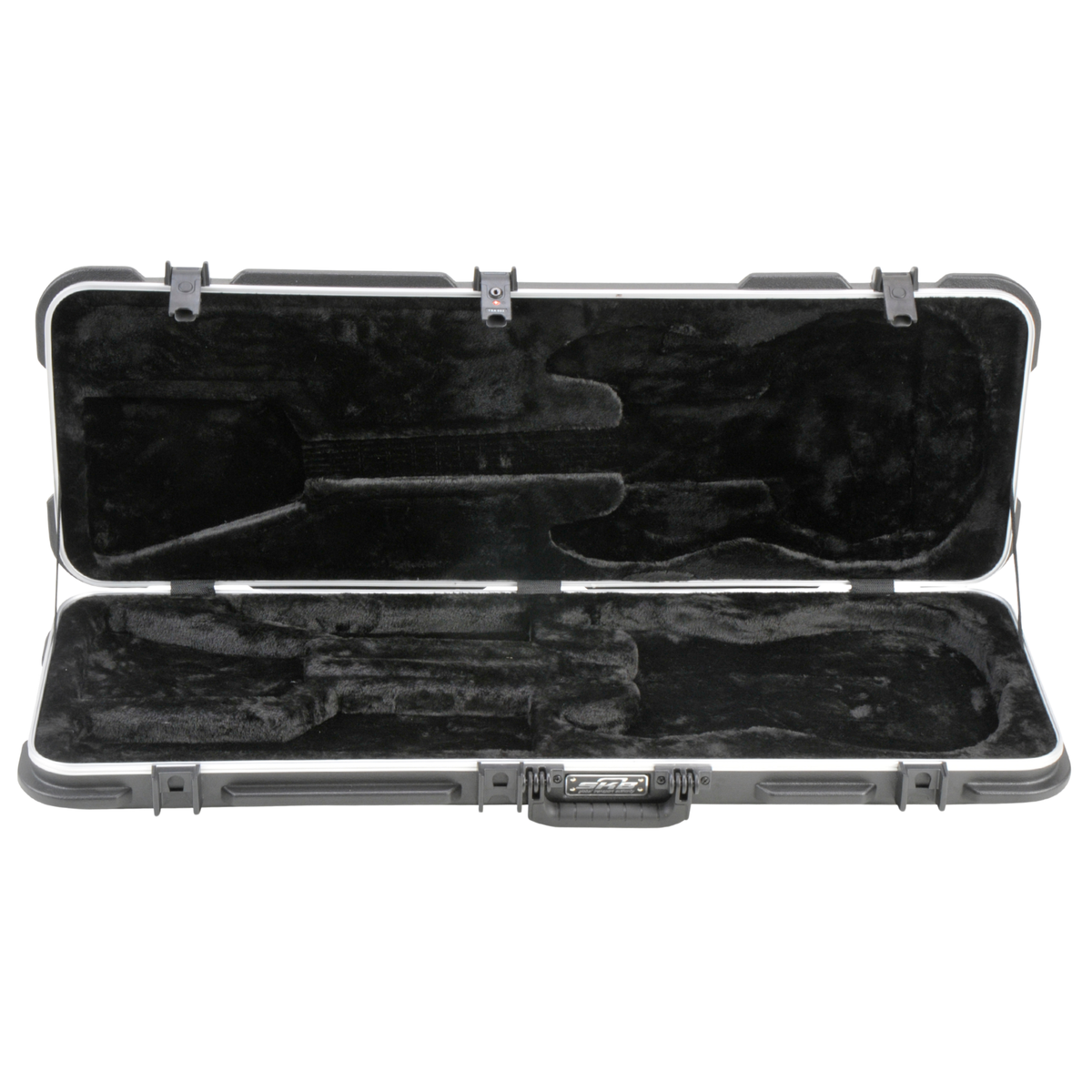 SKB Hardshell Case for Electric Guitars, TSA Latch Over-Molded Handle