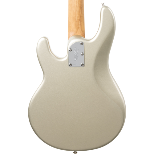 Music Man Short Scale StingRay Bass Guitar, Roasted Maple Fingerboard, Ghostwood