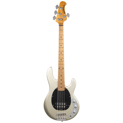 Music Man Short Scale StingRay Bass Guitar, Roasted Maple Fingerboard, Ghostwood