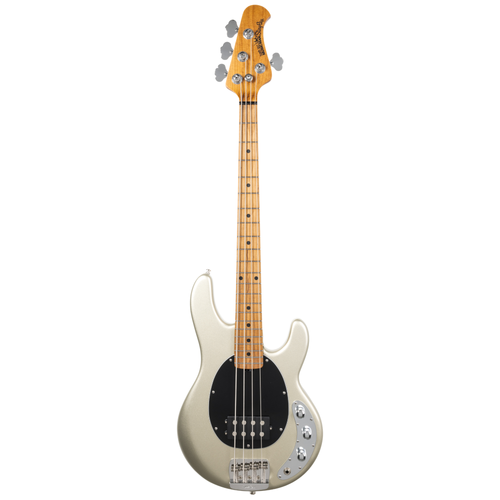 Music Man Short Scale StingRay Bass Guitar, Roasted Maple Fingerboard, Ghostwood
