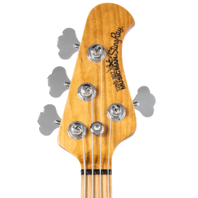 Music Man Short Scale StingRay Bass Guitar, Roasted Maple Fingerboard, Midnight Confetti