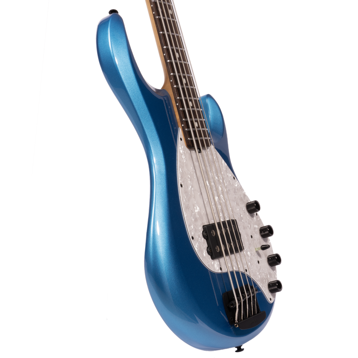 Music Man StingRay 5 Special Bass Guitar, Roasted Maple Neck w/ Mono Bag, Speed Blue