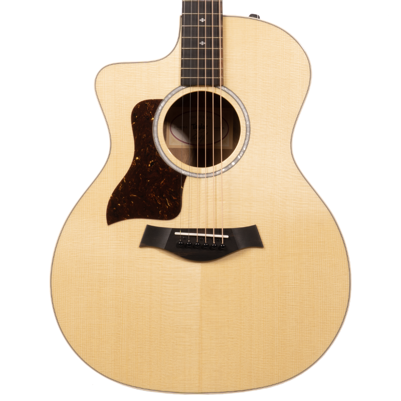 Taylor 214ce Deluxe Koa/Spruce Grand Auditorium Acoustic-Electric Guitar, Lefty, Natural