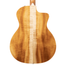 Taylor 214ce Deluxe Koa/Spruce Grand Auditorium Acoustic-Electric Guitar, Lefty, Natural