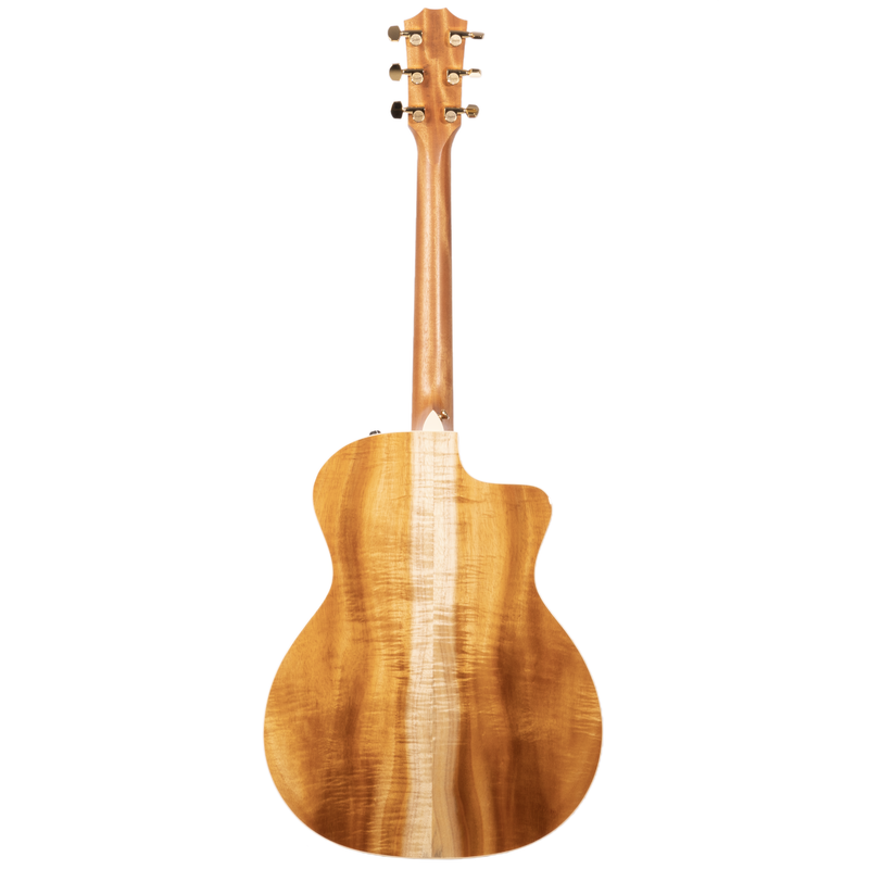 Taylor 214ce Deluxe Koa/Spruce Grand Auditorium Acoustic-Electric Guitar, Lefty, Natural