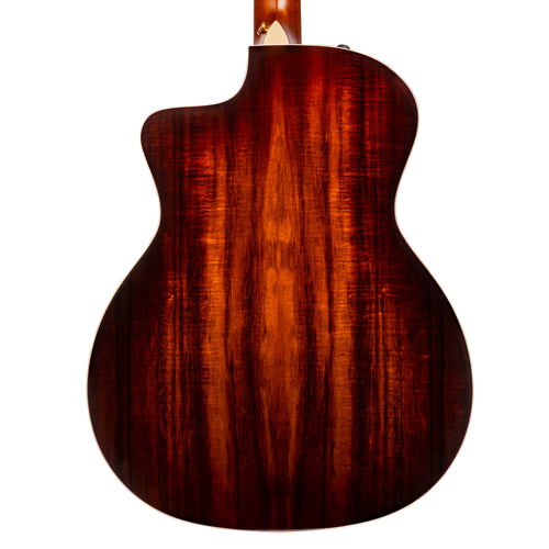 Taylor 214ce-K DLX Special Edition Honeyburst Acoustic-Electric Guitar, Sitka Spruce/Hawaiian Koa
