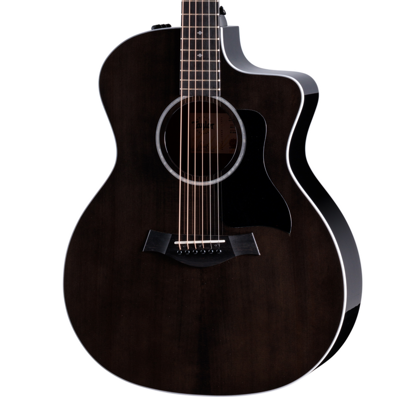 Taylor 214ce Plus Special Edition Grand Auditorium Acoustic-Electric Guitar, Engelmann Spruce/Sapele, Trans Grey