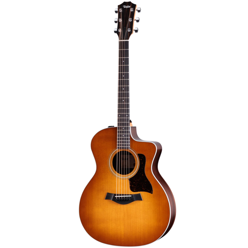Taylor 214ce Special Edition Honeyburst Acoustic-Electric Guitar, Sitka Spruce/Indian Rosewood