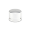 Barefoot Buttons V1 Tallboy Big Bore Button, Silver