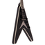 Epiphone Dave Mustaine Flying V Custom Electric Guitar w/ Hard Case, Black Metallic