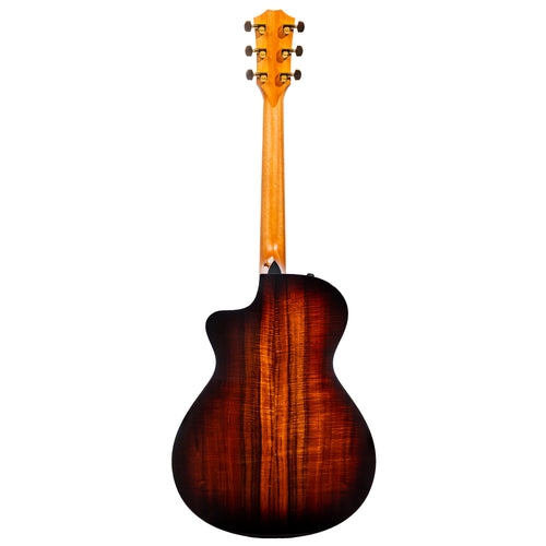 Taylor 222ce-K DLX Grand Concert Acoustic-Electric Guitar, Koa, Shaded Edgeburst, w/ Hardshell Case