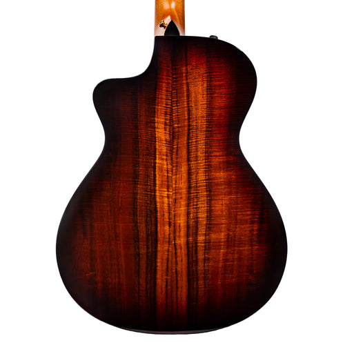 Taylor 222ce-K DLX Grand Concert Acoustic-Electric Guitar, Koa, Shaded Edgeburst, w/ Hardshell Case