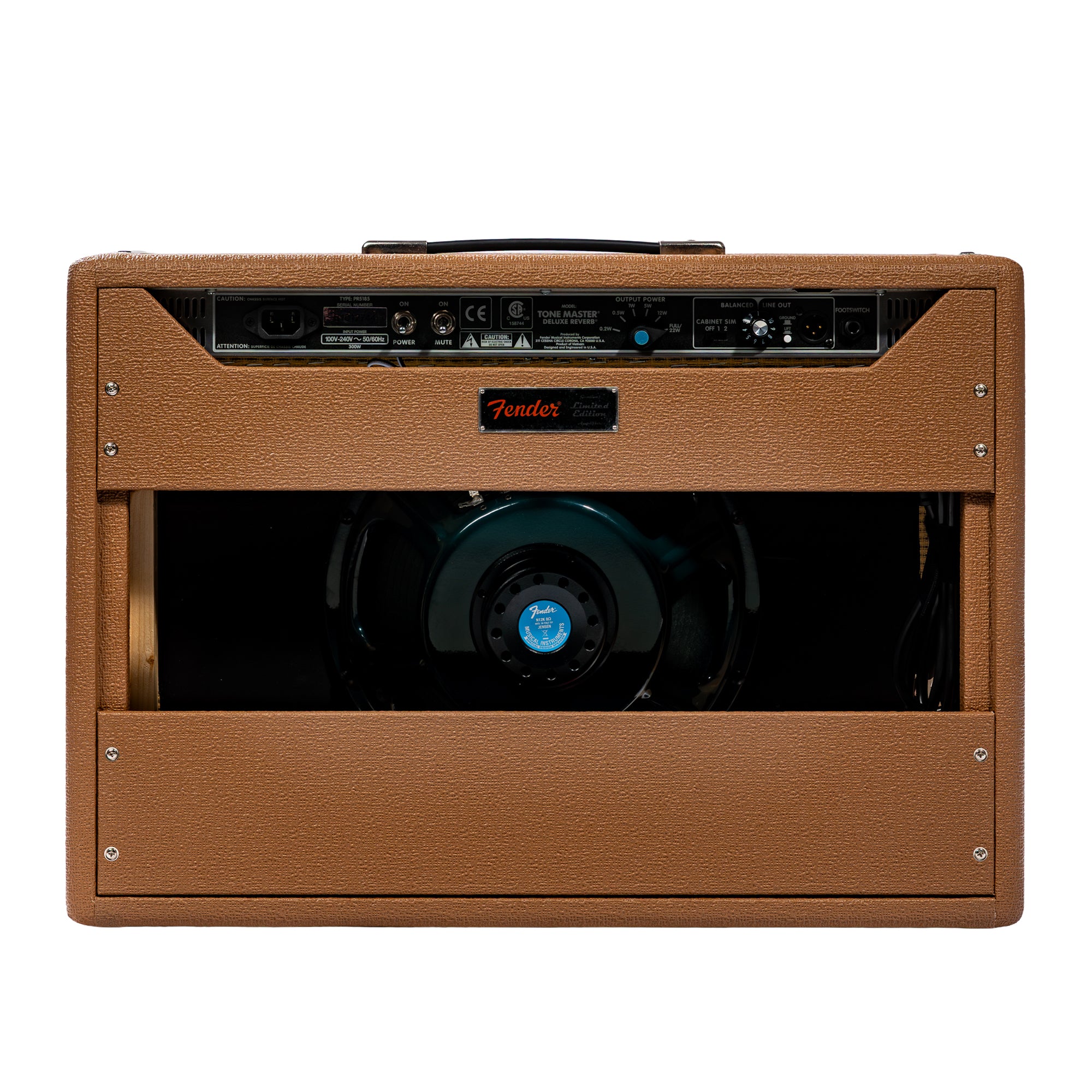 Fender Limited Tone Master Deluxe Reverb Guitar Amplifier, Cocoa