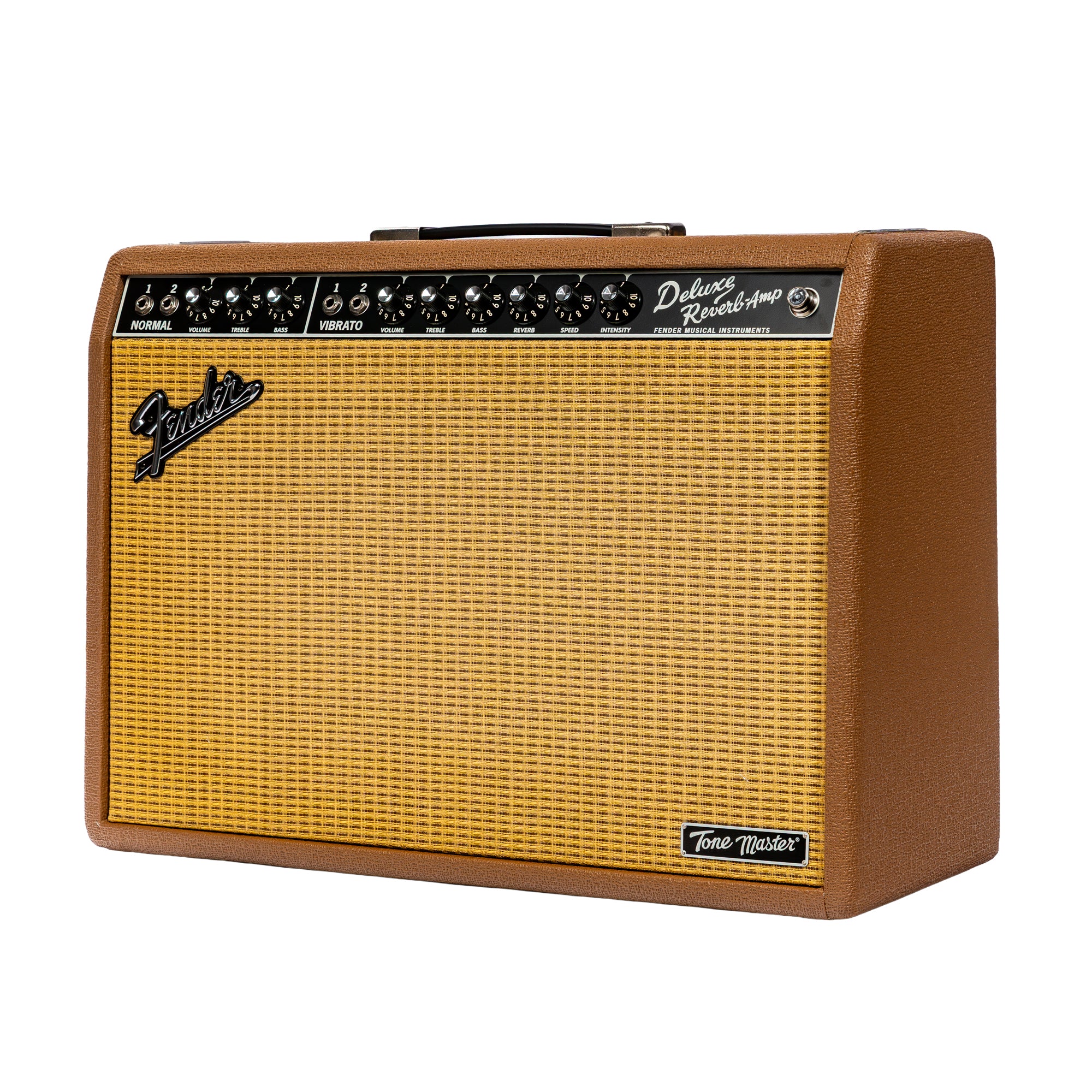 Fender Limited Tone Master Deluxe Reverb Guitar Amplifier, Cocoa