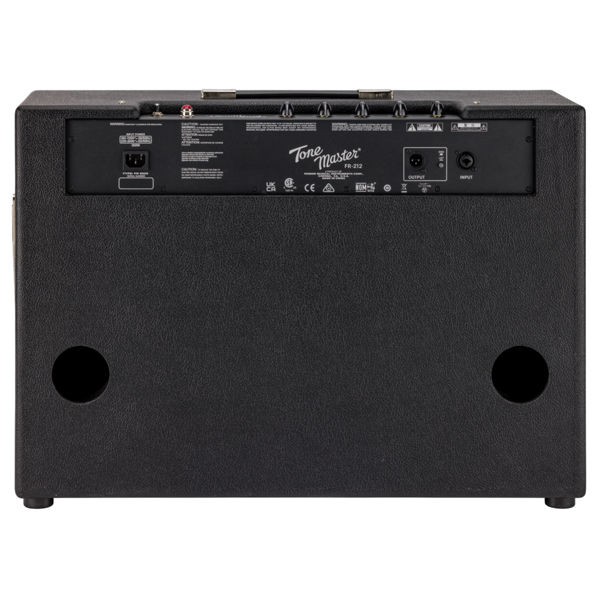 Fender Tone Master FR-212 2x12” Full Range Flat Response Powered Speaker, 120V