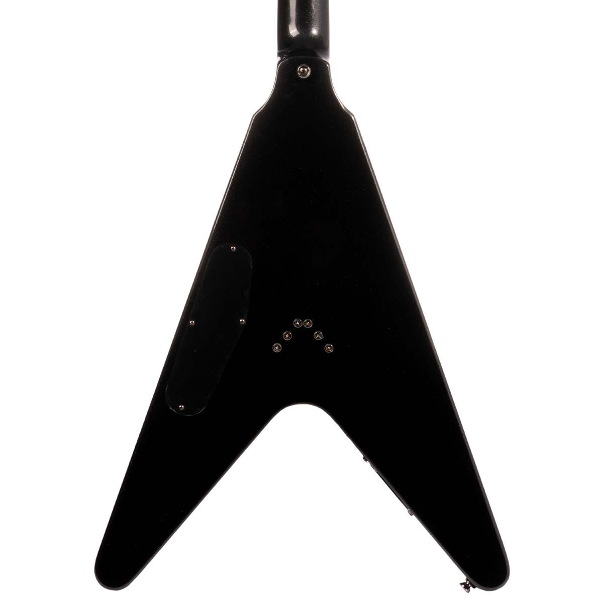 Epiphone Dave Mustaine Flying V Custom Electric Guitar w/ Hard Case, Black Metallic