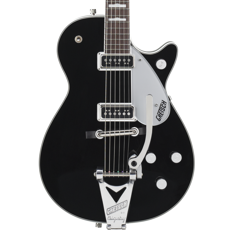 Gretsch G6128T-GH George Harrison Signature Duo Jet w/ Bigsby Electric Guitar, Black