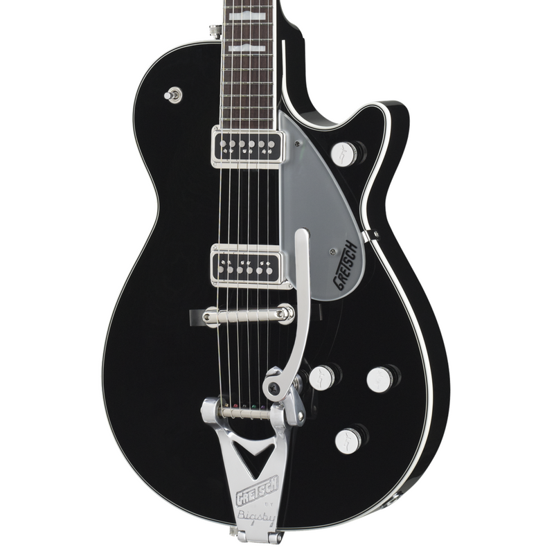 Gretsch G6128T-GH George Harrison Signature Duo Jet w/ Bigsby Electric Guitar, Black