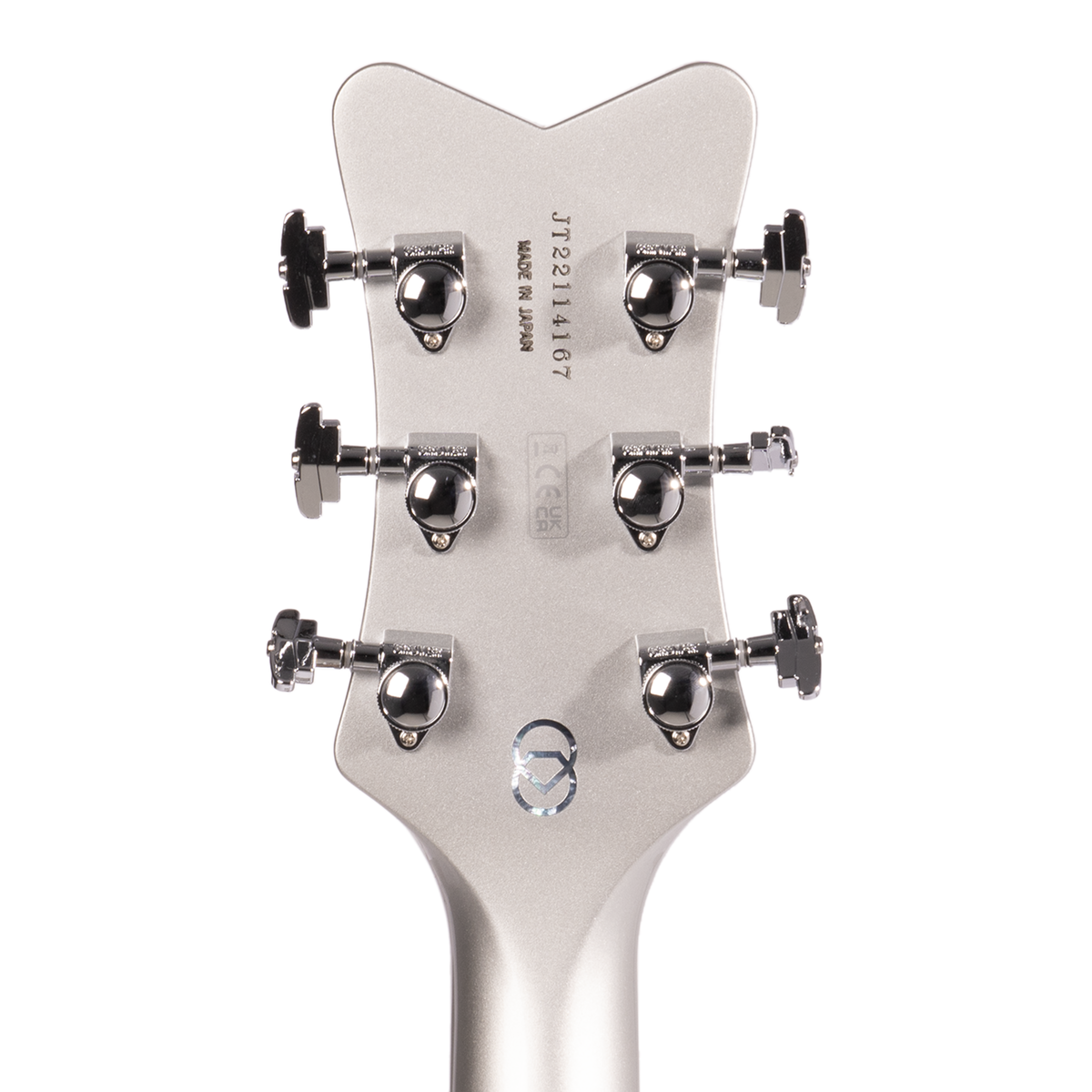 Gretsch G6134T-140 Limited Edition 140th Double Platinum Penguin Electric Guitar, Two-Tone Platinum/Pure Platinum