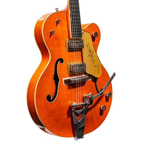Gretsch G6120T-59 VS Edition '59 Chet Atkins Hollow Body Guitar with Bigsby, Vintage Orange Stain Lacquer